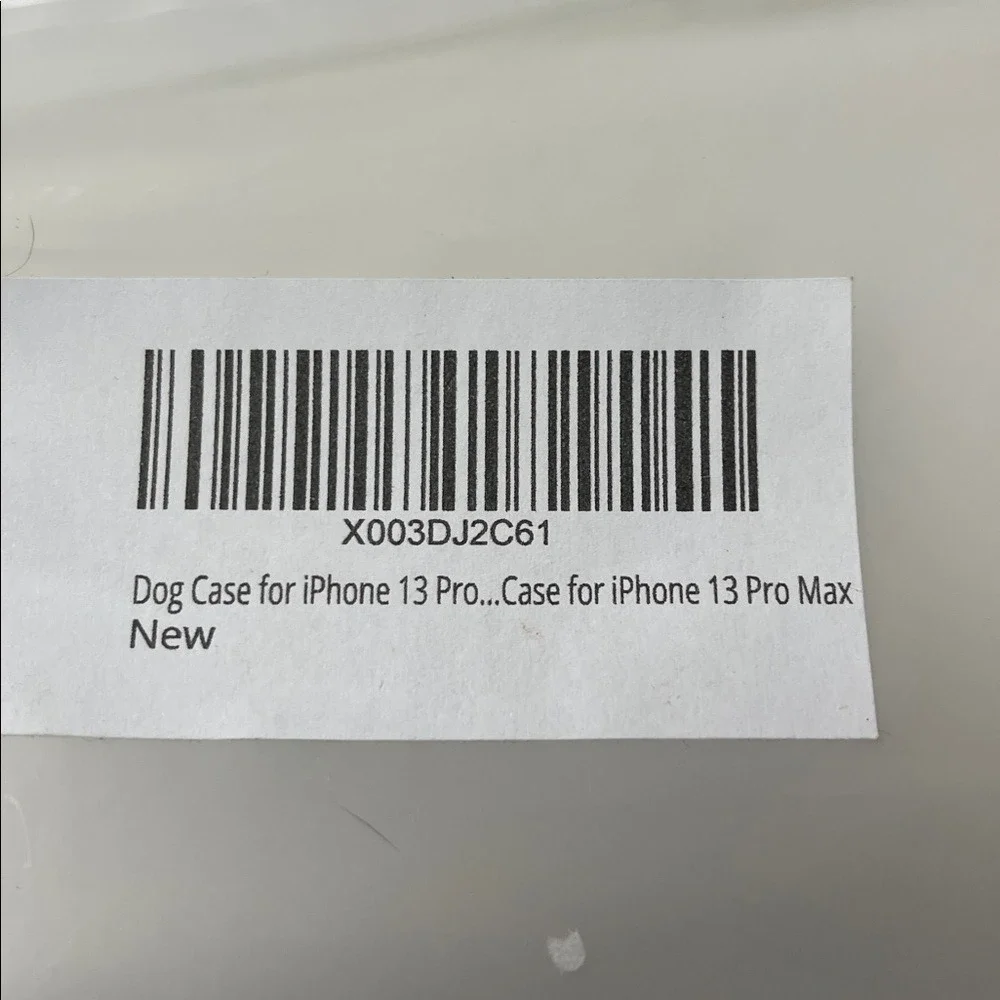 Floral Dog iPhone 13 Pro‎ Max Clear Case NEW
